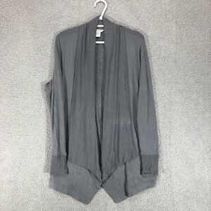 Athleta Women’s Pranayama Restore Rib Wrap Cardigan Size S Open Front